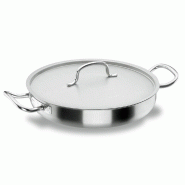 Lacor - 50628 - Poêle à frire avec couvercle 28 Cms - inox 50628