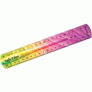 Maped Règle plate Twist'n Flex Décor, 20 cm, coloris assortis - 279215_0