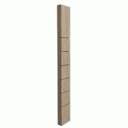 Montant Totem 6 rainures 10x30x245 cm - bambou
