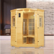 SAUNA INFRAROUGE NORDICA® CARBONE  IR23 (2 À 3 PLACES) - 125X125