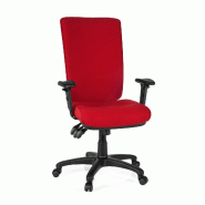 Siège bureau / Siège de direction ZENIT HIGH, rouge hjh OFFICE - rouge polyester 702120_0
