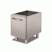 Soubassement inox avec armoire 40 cm – 43 x 73 cm – Réf. AKS-SGS-D712 - AKS-SGS-D712