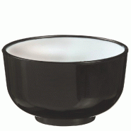 Verrine mini bol thaï PS 30 ml noir/blanc - par 200