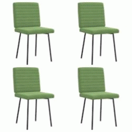 VidaXL Chaises à Manger Lot De 4 Vert Clair Velours - vert 8721158567048 VidaXL Chaises à Manger Lot De 4 Vert Clair Velours - vert 8721158567048