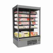 Vitrine réfrigérée verticale TEMPERA EFFICIA - Portes double vitrage, 0°C à +2°C, 5 niveaux, 937 mm largeur, 760 mm profondeur, 2050 mm hauteur