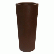 WellHome - Pot de fleurs « Collection Laur-i » Ø50x100cm coloris bronze - bronze plastique WH13597