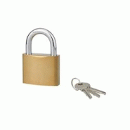 Cadenas ACERA à clé, base 60 mm, anse acier cémenté, 3 clés - SERRUPRIX - doré 3150269980050 Cadenas ACERA à clé, base 60 mm, anse acier cémenté, 3 clés - SERRUPRIX - doré 3150269980050