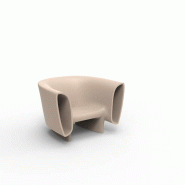 Fauteuil lounge BUM-BUM - Crème