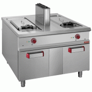 Friteuse gaz 2 x 18 litres sur armoire - Diamond - 0615402825061
