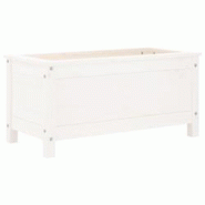 Helloshop26 - Jardinière bac lit surélevé plantes fleurs terrasse jardin 82,5 x 40 x 39 cm bois massif de pin blanc 02_0037932 - 3000217642021 Helloshop26 - Jardinière bac lit surélevé plantes fleurs terrasse jardin 82,5 x 40 x 39 cm bois massif de pin blanc 02_0037932 - 3000217642021