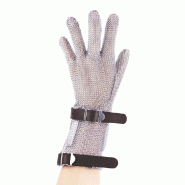 Lioninox Gant en maille inox à sangle avec manchette taille XS - vert 3701637609433