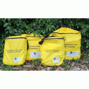 LOT de 3 Kits absorbant hydrocarbure - 100 l - en sac nylon, prêt à l'emploi
