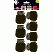 Maildor Chalky Stick, sachet de 2 planches d'étiquettes, thème Bocaux - 3065505605676