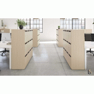 Meuble à casiers avec fentes courrier - Mobel Linea - A clé, 1 x 2 cases