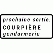 Panneau directionnel D71 - sortie - complément de signalisation - WP Signalisation Panneau directionnel D71 - sortie - complément de signalisation - WP Signalisation
