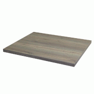 Plateau rectangle de table d'intérieur Tavola  60x70cm stratifié Rovere Texas