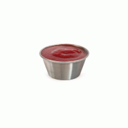 Pot à sauce en inox 60ml Ø6x2,8cm - par 12