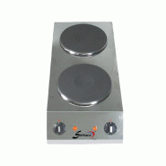 Réchaud électrique - 2 plaques en profondeur - diamètre 220 mm alim... - P27154SP_0