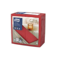 Serviettes de table non tissé Dinner Linstyle® Tork, pliage 1/8, coloris coquelicot, le colis de 50, 478149 Serviettes de table non tissé Dinner Linstyle® Tork, pliage 1/8, coloris coquelicot, le colis de 50, 478149