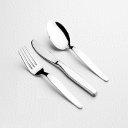 Set Couteau + Fourchette + Cuillère de Table Liso 1er Inox (12 Pièces Chacune=36 Unités)-Fabriqué au Portugal - 5600847154864