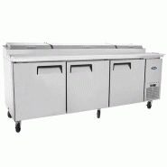 Table de préparation à pizzas tropicalisée bacs gn1/3 x12 - PMPF8203GR