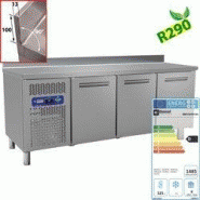 Table frigorifique ventilée 3 portes 395 litres 600 litres profi line 2000x600xh880/900 - BMIV20/R2-BA Table frigorifique ventilée 3 portes 395 litres 600 litres profi line 2000x600xh880/900 - BMIV20/R2-BA