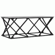 VidaXL Table basse sonoma gris 100x49x40 cm bois d'ingénierie Modèle Atlas Master Pure - 835362