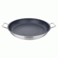 Vogue Poêle à paella en aluminium anti-adhésif Platinum Plus 35cm - 5050984770500