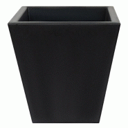 WellHome - Pot de fleurs « Collection Orion » 48L coloris anthracite 50x50cm - gris plastique WH13496