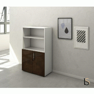 Armoire mi-haute mixte à portes battantes Luxury- Ofitres - Cuzco Oro_0