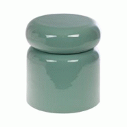 Bout de canapé petit modèle Elvis amande - Vert Rond Métal Amadeus 29x29 cm - vert métal 3520071974033 Bout de canapé petit modèle Elvis amande - Vert Rond Métal Amadeus 29x29 cm - vert métal 3520071974033