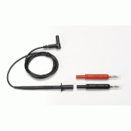 CHAUVIN ARNOUX - Kit d'accessoires pour DDT/VAT CA 74x/xN, CA 76x/xN - Cordon 1,10m avec pointe fiche 4 isolée et fiche coudée 4mm - Pointes de touche IP2X D4 RD/BK, IEC