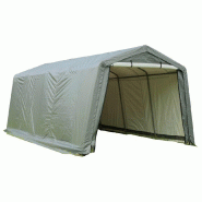 HABRITA abri de jardin en toile  18.60 m2 vert/blanc at 3061 - vert 3760161077736