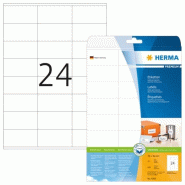 HERMA 600 étiquettes blanches Premium, format 70 x 36 mm (25 feuilles A4 / cdt) - 4360