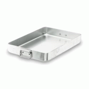 Lacor rustidera CHEF-ALUMINIUM 50x35 poignées rabattables pour la restauration professionnelle 20550A - aluminium 20550A