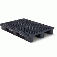 Palette plastique - 900 X 1200 - Plateau ajouré avec rebords - CUQP1209HB3RR Palette plastique - 900 X 1200 - Plateau ajouré avec rebords - CUQP1209HB3RR