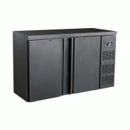 Réfrigérateur professionnel de bar noir 2 portes - P7450.0315