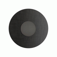ROSSINI ILLUMINAZIONE Solaris Applique 12W 3000K Cri90 Ip20 - Structure En Titane Avec Abat-Jour En Tissu Anthracite, Applique Design - Groupe Rossini ROSSINI ILLUMINAZIONE Solaris Applique 12W 3000K Cri90 Ip20 - Structure En Titane Avec Abat-Jour En Tissu Anthracite, Applique Design - Groupe Rossini