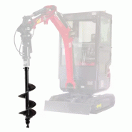 Tarière ø400 mm longueur 1000 mm pour mini-pelle MW Tools MGAC9