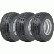 16.5x6.50-8 Pneus de remorque - Jantes acier 4 pouces PCD - 355kg - Set de 3 16.5x6.50-8 Pneus de remorque - Jantes acier 4 pouces PCD - 355kg - Set de 3