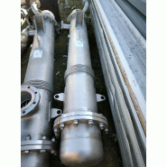 Échangeur de chaleur vertical Seditesa en acier inox 316 - 16 m² - Référence : C13575