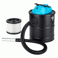 Aspirateur de cendres 18L - 1000W-18 kPa + filtre HEPA - Cendres jusqu'à 50°C Nettoyage cheminée poêle barbecue INTEC - bleu 3701599338358