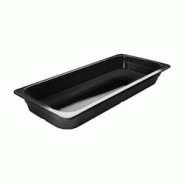 Bac Gastro GN 2/4 Noir Mélamine - Profondeur 65 mm - 4,5 L - Lacor - noir 66765J Bac Gastro GN 2/4 Noir Mélamine - Profondeur 65 mm - 4,5 L - Lacor - noir 66765J