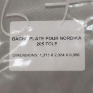 Bache plate nordika n205  202 x 137 x 9