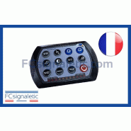 Boitier 12 touches can standby mercura 25176-05 Boitier 12 touches can standby mercura 25176-05