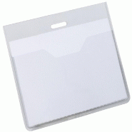 Durable Boîte de 20 porte-badges ouverts, pour format 90 x 60 mm, transparent - 813619