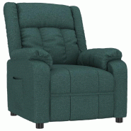 Fauteuil inclinable Vert foncé Tissu Modèle Eronelis - 8720287142492