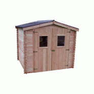 HABRITA abri dublin douglas madriers 4.15 m² sans plancher du2421.02n - beige 3760161077842