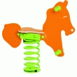 Jeu sur ressort cheval Jeu sur ressort cheval