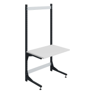 Poste de travail ergonomique et modulable avec tablette inclinable à 30° - Dimensions : L 1360 x P 250 mm